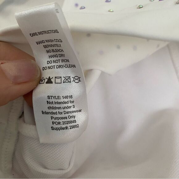 Weissman solo custom dance costume 2 piece Illusion Mesh
14616 LC-large child - Picture 10 of 13